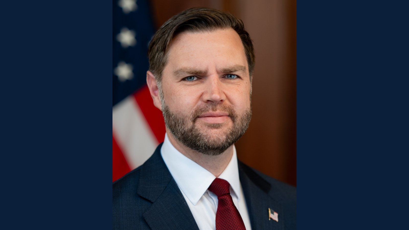 Official vice presidential portrait of JD Vance