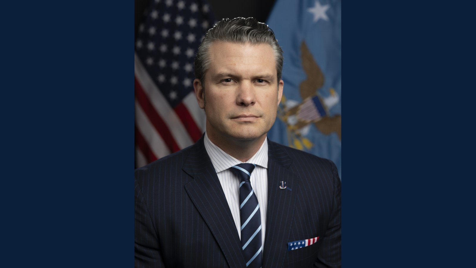 Official portrait of Defense Secretary Pete Hegseth