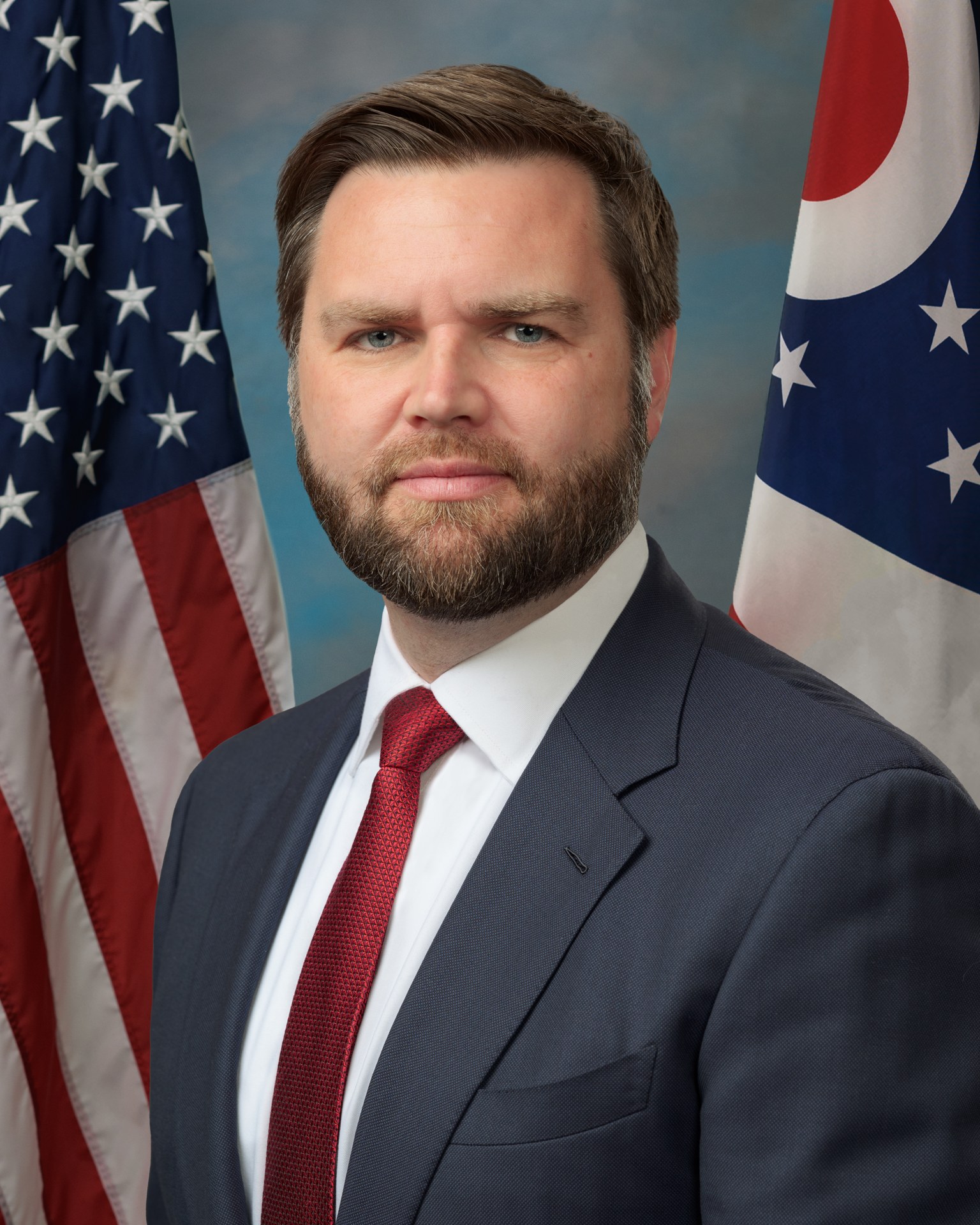 JD Vance in his official U.S. Senate portrait